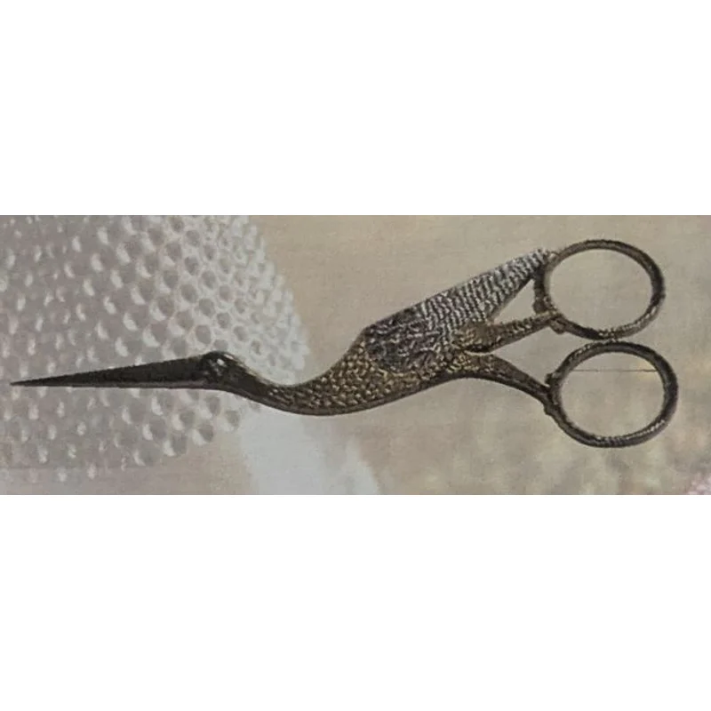 BOKAR Cicogna oro e nichel · 4½″